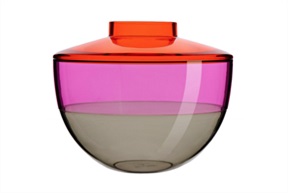 Vaso Shibuya fumè viola arancio Kartell