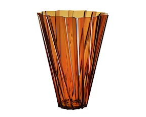 Vase Shanghai amber Kartell