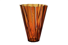 Vaso Shanghai colore ambra Kartell