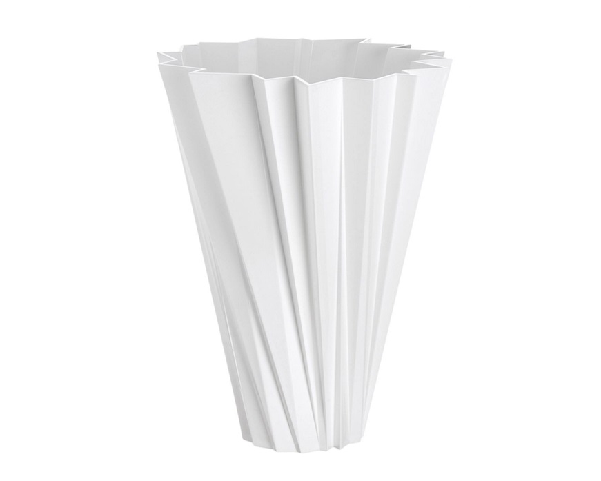Vaso Shanghai bianco lucido Kartell