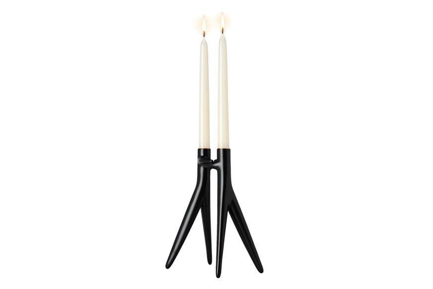 Candelabro Abbracciaio colore nero Kartell