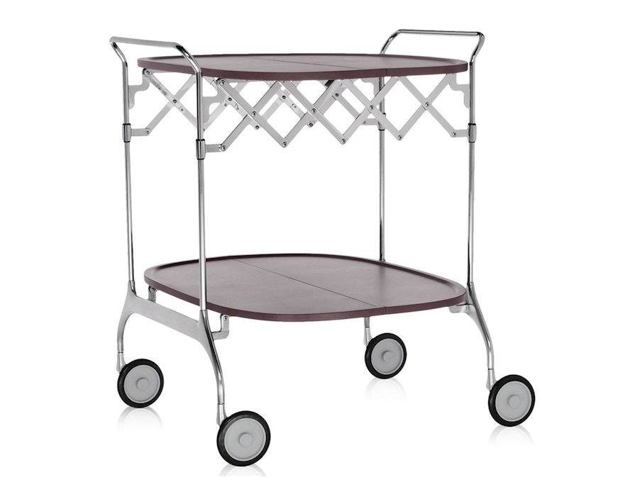 Carrello Gastone prugna Kartell