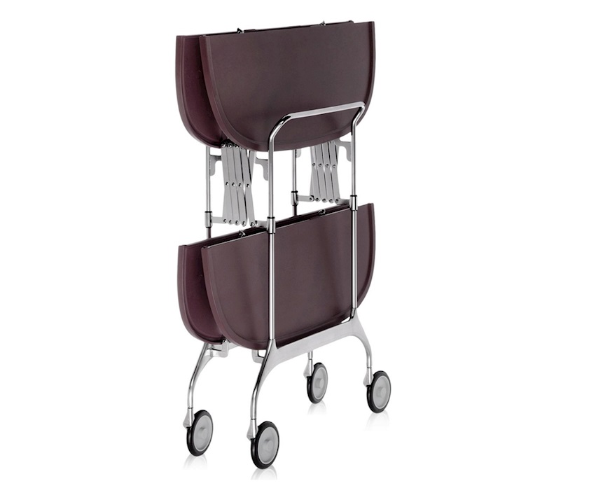 Carrello Gastone prugna Kartell