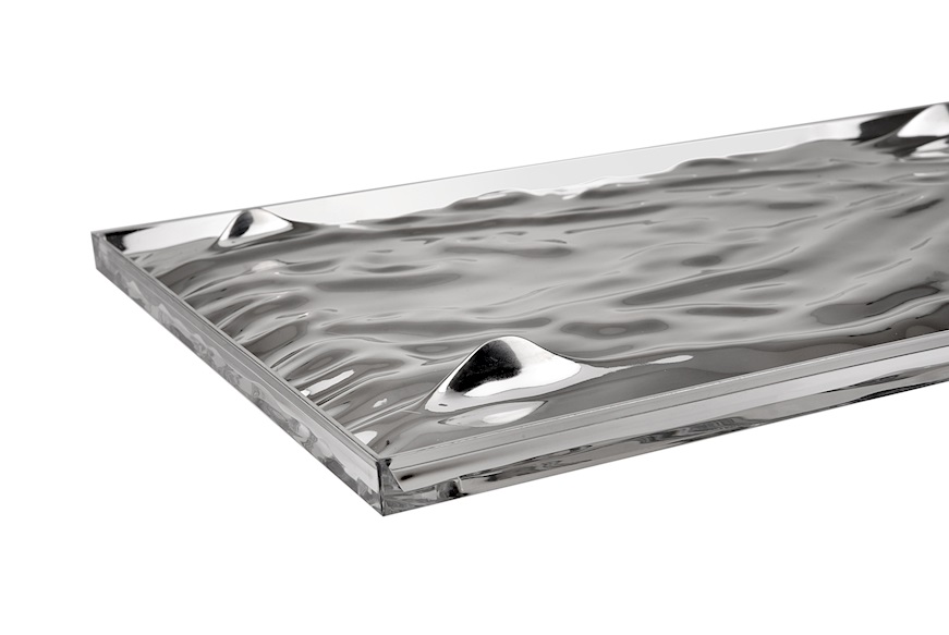 Tray Dune chrome Kartell