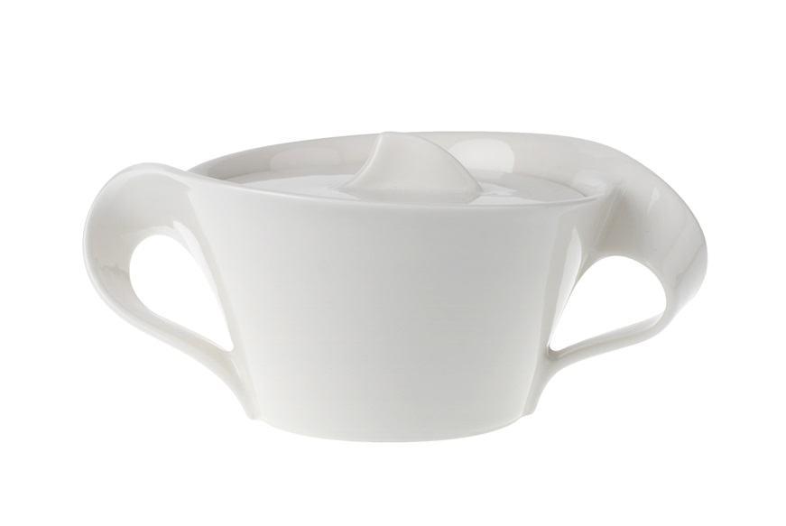 Sugar bowl NewWave porcelain Villeroy & Boch