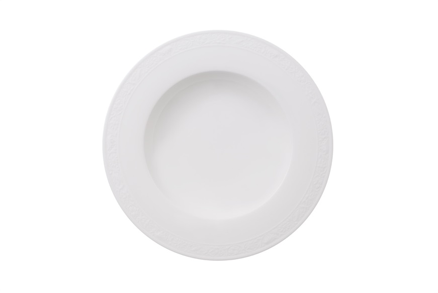 Piatto fondo White Pearl porcellana Villeroy & Boch