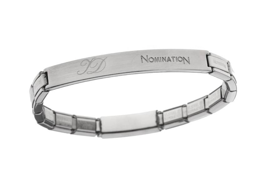 Bracelet Trendsetter steel with plate Nomination