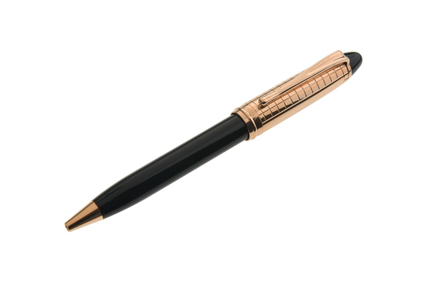 Ballpoint pen Ipsilon Quadra rose gold Aurora