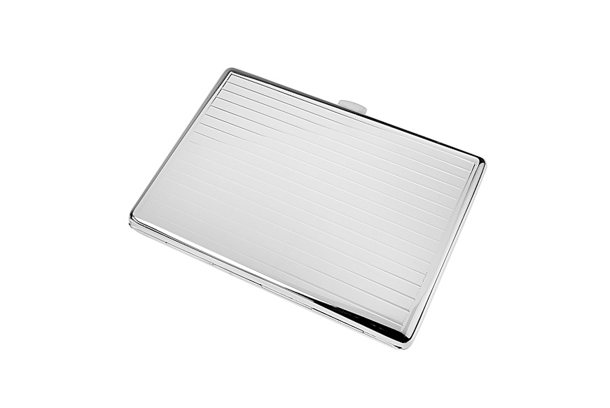 Cigarette box silver striped Selezione Zanolli