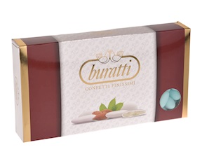 Confetti Mandorla pelata Azzurri in confezione da 1 kg Buratti