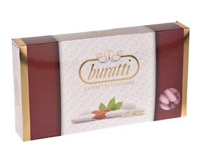 Confetti Mandorla pelata Rosa in confezione da 1 kg Buratti