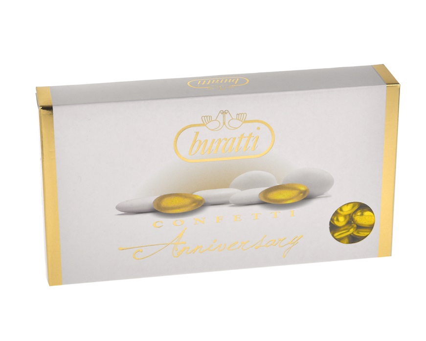 Confetti Mandorla intera Oro in confezione da 1 kg Buratti