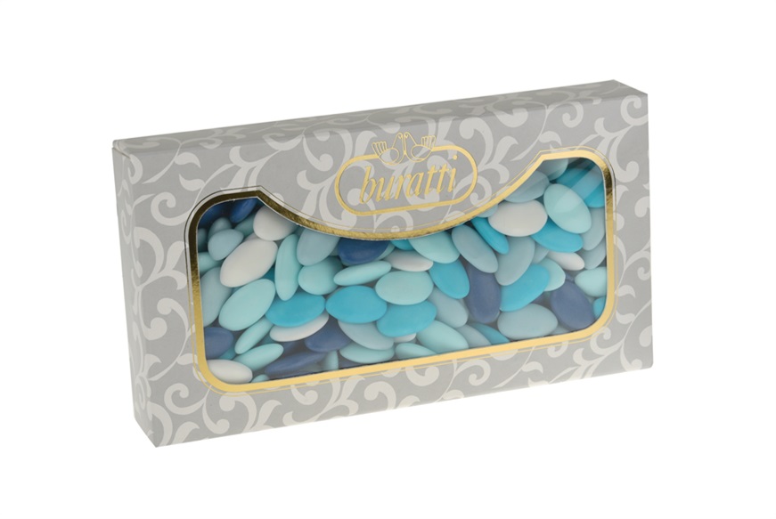 Confetti Buratti al Cioccolato Sfumati Mare Blu – dolcincasa