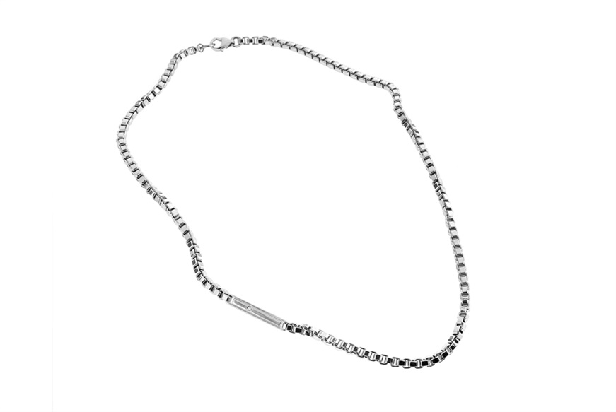 Necklace Montecarlo steel with white cubic zirconia Nomination