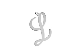 Ciondolo lettera L argento Selezione Zanolli