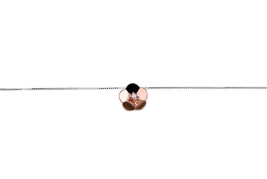 Collana oro 750‰ con diamante Selezione Zanolli