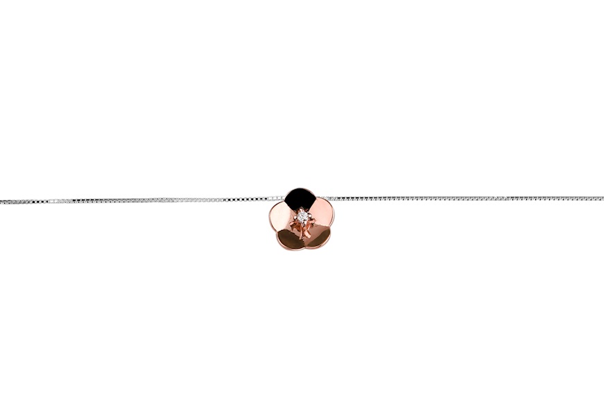 Collana oro 750‰ con diamante Selezione Zanolli