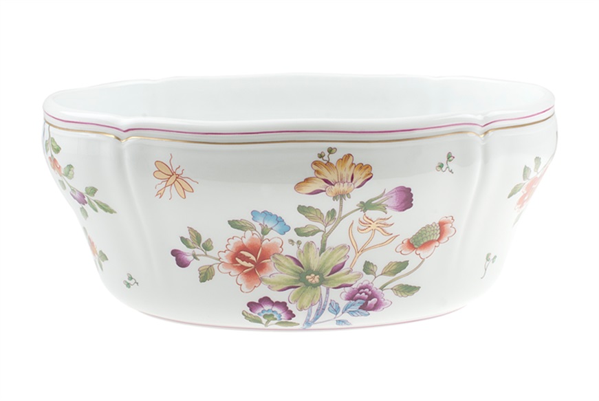 Salad bowl Granduca Coreana porcelain Richard Ginori