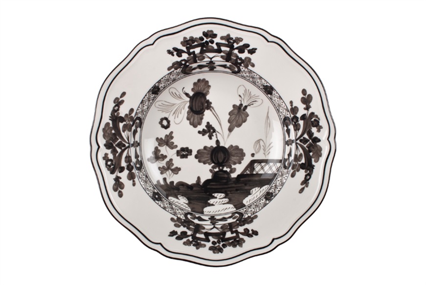 Soup plate Oriente Italiano Albus porcelain Richard Ginori