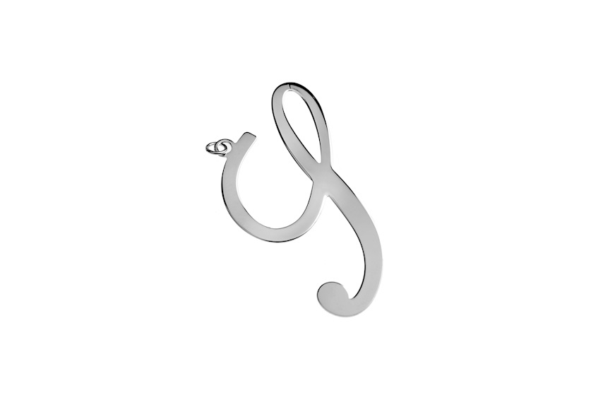 Pendant S letter silver Selezione Zanolli