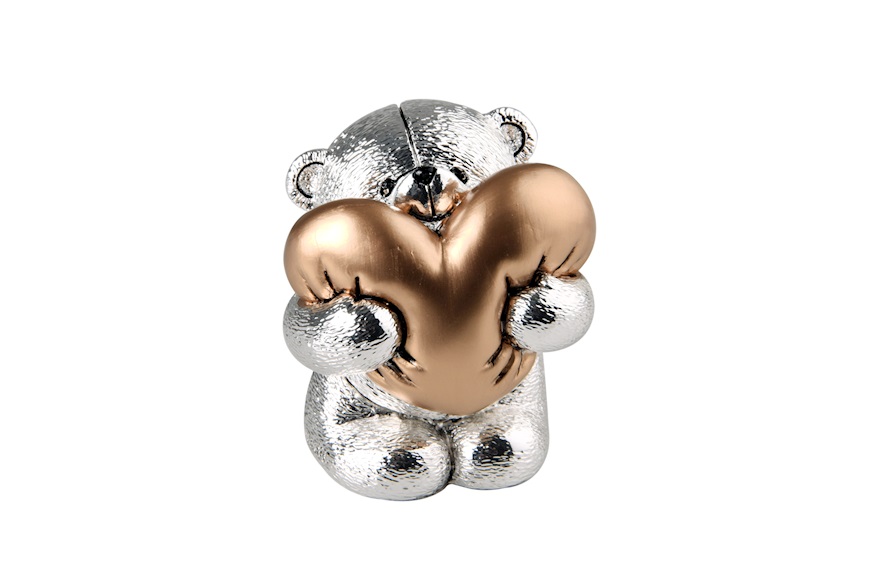 Figurina orsetto Forever Friends con cuore Selezione Zanolli