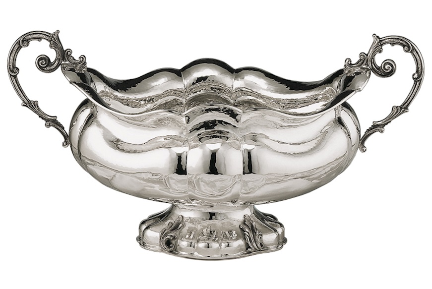 Vasca Imperiale argento con manici e volute Selezione Zanolli
