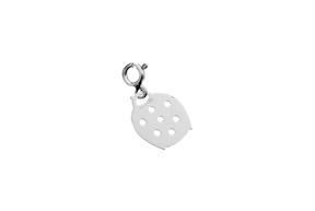 Ciondolo Coccinella argento Selezione Zanolli