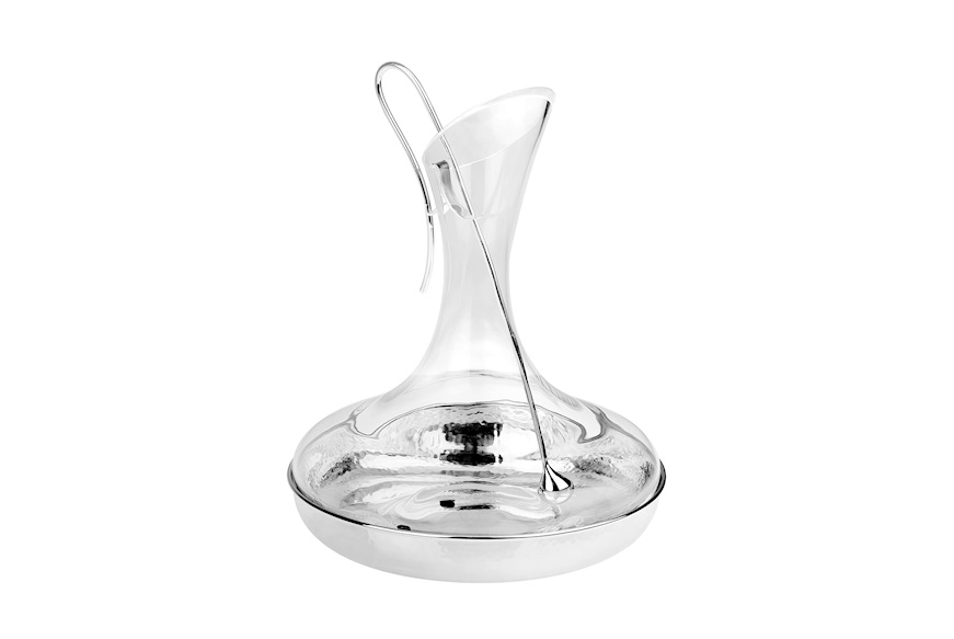 Decanter trilaminated Silver with mixer Selezione Zanolli