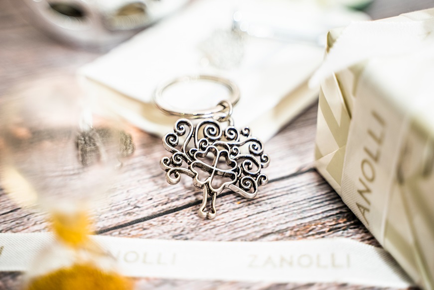 Keychain Tree of Life Quatrefoil Selezione Zanolli