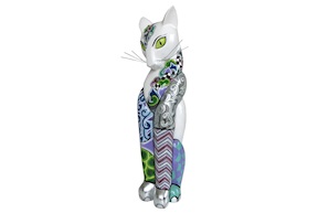Gatto Guardian Cat M dipinto a mano Tom's Drag