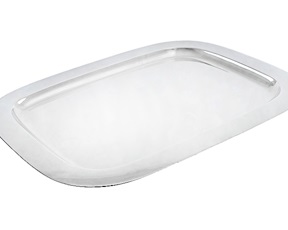 Vassoi Decorativi Moderni Rotondi Bianco Vassoio di
