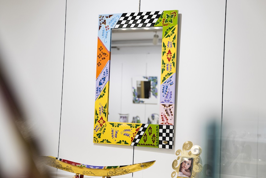 Specchio Drag Mirror L dipinto a mano Tom's Drag