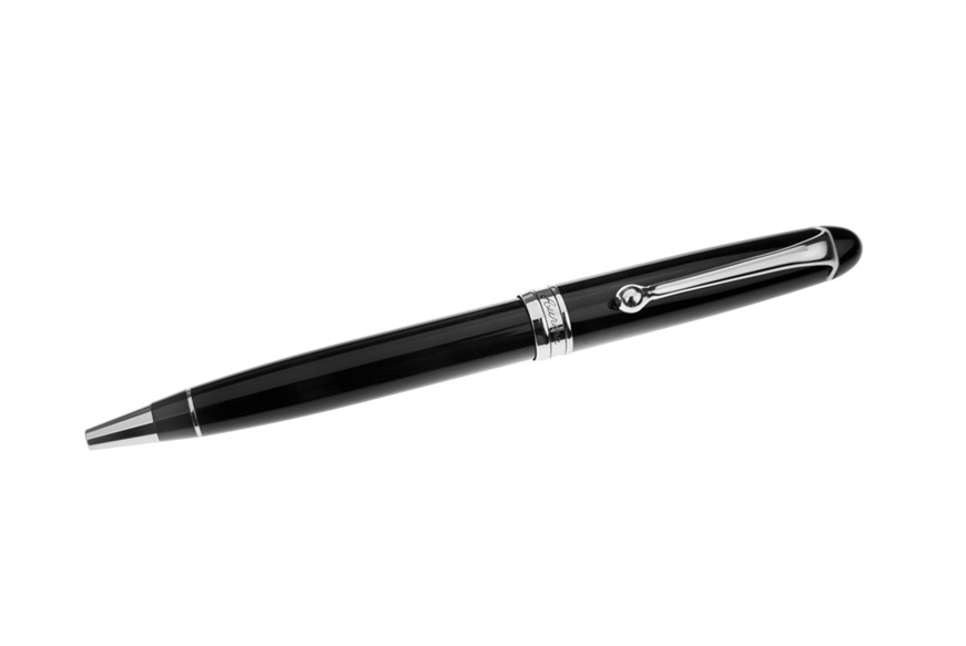 Ballpoint pen 88 black with chromed finishes Aurora