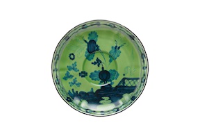 Coffee saucer Oriente Italiano Malachi porcelain Richard Ginori