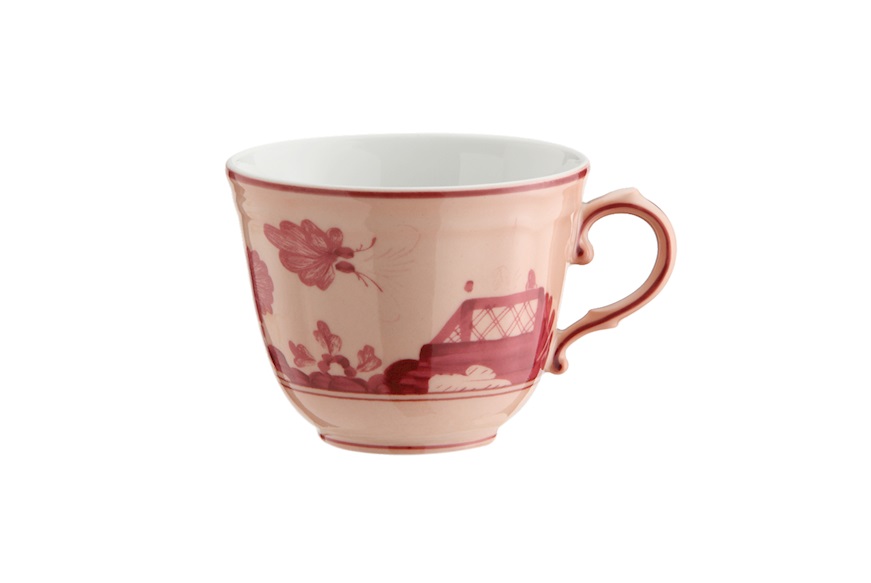 Coffee cup Oriente Italiano Vermigl porcelain Richard Ginori