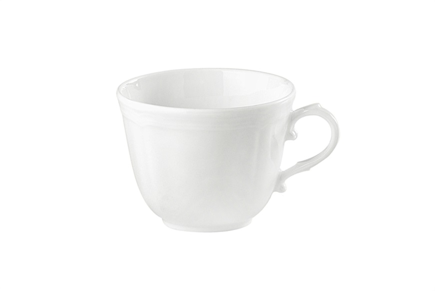 Coffee cup Antico Doccia porcelain white Richard Ginori