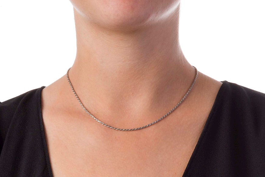 Necklace Torciglione silver Selezione Zanolli