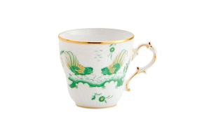 Coffee cup Oro di Doccia porcelain giada Richard Ginori