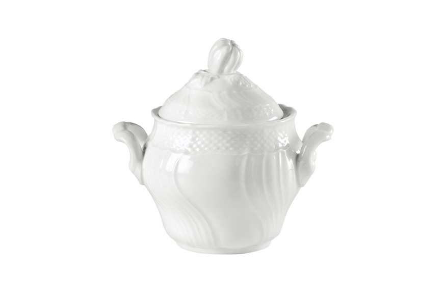 Sugar bowl Vecchio Ginori porcelain for 6 people Richard Ginori