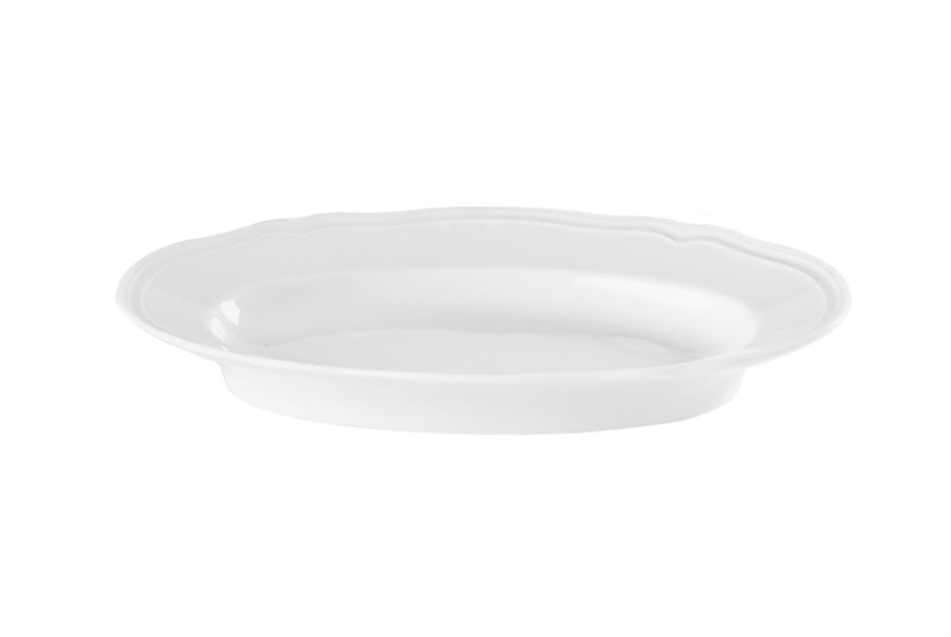 Pickle dish Antico Doccia porcelain white Richard Ginori