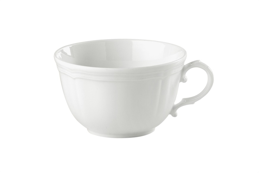 Tea cup Antico Doccia porcelain white Richard Ginori