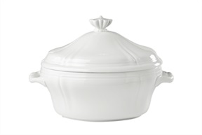 Zuppiera Antico Doccia porcellana bianco Richard Ginori