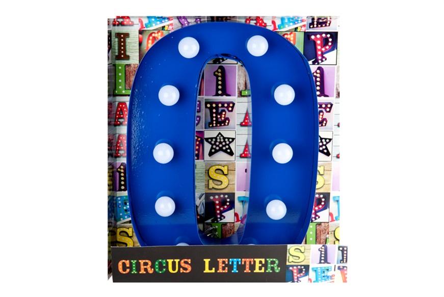 Letter Circus O blue Trading group
