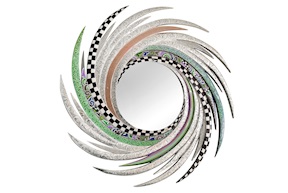 Specchio New Energy dipinto a mano Tom's Drag