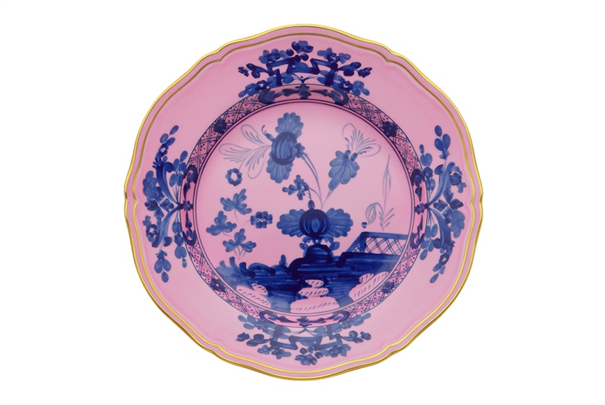 Dinner plate Oriente Italiano Azalea porcelain Richard Ginori