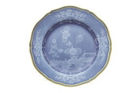 Dinner plate Oriente Italiano Pervinc porcelain Richard Ginori