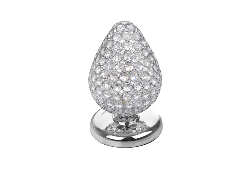 Lampada L'uovo di diamante cristallo Ottaviani