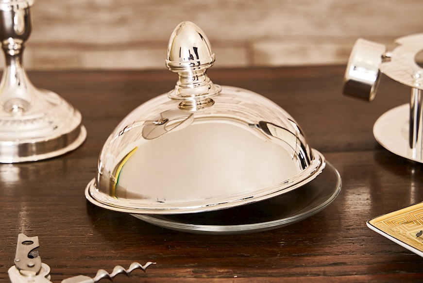 Butter dish silver Selezione Zanolli