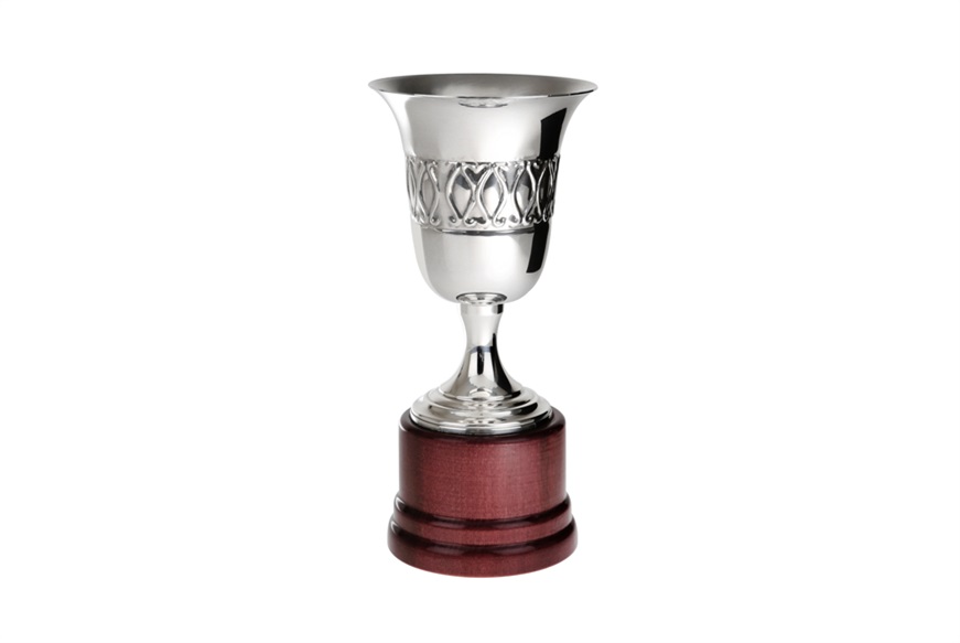 Coppa Real argento con decorazione greca Selezione Zanolli