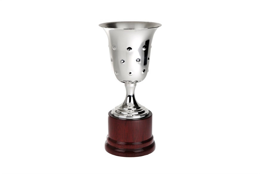 Coppa Real argento con decorazione pallini Selezione Zanolli